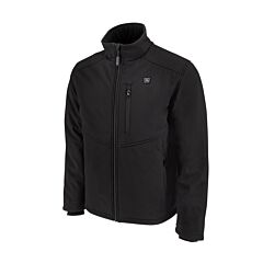 Radians Rhg-J100B-2X Men'S Soft Shell Heated Jacket Kit With Battery, Black, Size 2X-Large