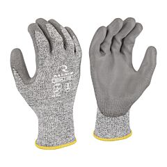 Radians Rwg570Xs Cut Level A4 Hppe/Polyester, Pu Coated Cut Protection Gloves, Size X-Small