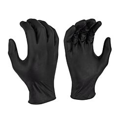 Radians Rwg9406S 6 Mil Black Nitrile Disposable Industrial Grade Gloves, Size Small