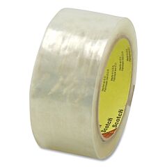 3M 021200-72412 High Tack Box Sealing Tape 311+, 2 In W X 55 Yd, 2.05 Mil, Clear