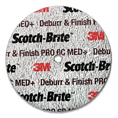 3M 048011-65019 Deburr And Finish Pro Unitized Wheel, 2 In Dia X 1/4 In Ah X 1/2 In Thick, Medium+, 22100 Rpm, Precision Shaped Ceramic