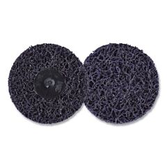 3M 638060-21542 Roloc™+ Clean And Strip Xt Pro Disc, 4 In Dia, Extra Coarse, 15000 Rpm, Silicon Carbide, Xo-Dr, Purple
