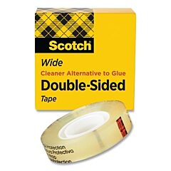 3M 051131-67444 Magic Double-Sided Tape, 300 In L, Clear