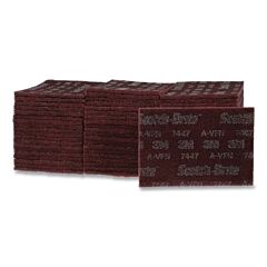 3M 048011-65069 Hand Pad, 9 In L, Very Fine, Aluminum Oxide, Maroon