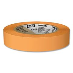 3M 051125-00539 2020+ Heavy Duty Masking Tape, 60.1 Yd, 1 In W, Orange