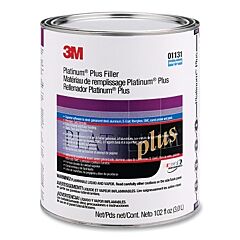 3M 051593-01131 Platinum Plus Filler 01131, 1 Gal, Can, Gold