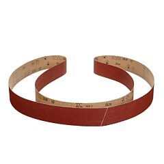 3M 638060-05173 Cloth Belt, 384F, Xf-Weight, 1/2 In W X 24 In L, 80+ Grit, Aluminum Oxide, Fabri-Lok/Full-Flex