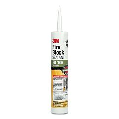 3M 051115-16591 Fire Block Sealant, Fb136, 10.1 Fl Oz, Cartridge, Gray