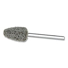 3M 051115-33272 Unitized Mounted Point, 0.375 In Dia, Aluminum Oxide, Light Gray