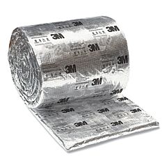 3M 051115-54906 Fire Barrier Duct Wrap, 615+, 48 In W X 25 Ft L, 1.5 In Thick, Silver