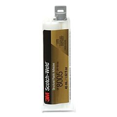 3M 051128-99349 Scotch-Weld Structural Plastic Adhesive, Dp8005, 1.52 Fl Oz, Cartridge, Off-White