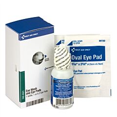First Aid Only Fae-6021 Sc Refill Eyewash, 1 Oz. Bottle, 2 Eyepads Per/Box