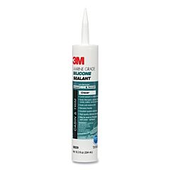 3M 051135-08029 Marine Grade Silicone Sealant, 304 Ml, Cartridge, Clear