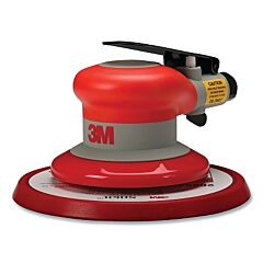 3M 051141-20324 Pneumatic Non-Vacuum Random Orbital Sander, 6 In Dia, 5/16 In Orbit, 12000 Rpm, Al Housing