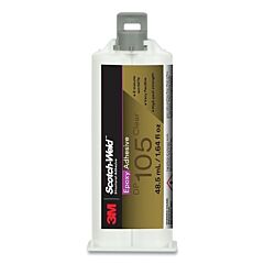 3M 638060-08981 Scotch-Weld Epoxy Adhesive, Dp105, 48.5 Ml, Duo-Pak, Clear
