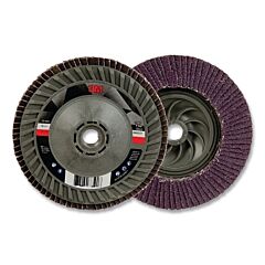 3M 638060-88501 Flap Disc 769F, 5 In Dia, 40+ Grit, 5/8 In-11 Arbor, 12000 Rpm