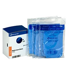 First Aid Only Fae-6102 Sc Refill Nitrile Gloves, 8/Box