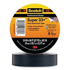 3M 054007-06132 Scotch Super 33+ Electrical Tape 3/4" X 66Ft