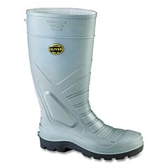 Oliver By Honeywell 22205-Gry-080 16 In Pvc Gumboots, Size 8, Steel Toe, Green