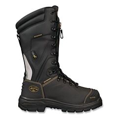 Oliver By Honeywell 65791-Blk-090 65 Series 10 In Lace-Up Steel Toe Boots, Men'S 9, Leather, Black