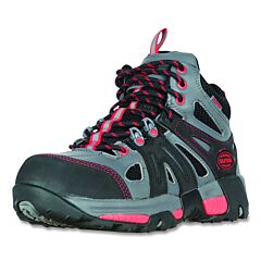 Oliver By Honeywell Ol11113-Gry-120 Men'S Industrial Hikers, 5 In Mid-Hiker, Size 12, Gray/Red