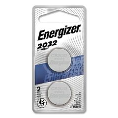 Energizer 2032Bp-2N 2032 Coin Battery, Lithium Coin, 0.78 In Dia, 3 V Dc