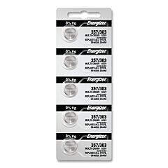 Energizer 357-303Tz Button Cell, Lithium Coin, 0.46 In Dia, 1.55 V