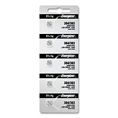 Energizer 364-363Tz Button Cell, Silver Oxide, Size 364/363, 1.5 V