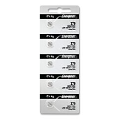 Energizer 379Tz Button Cell, Lithium Coin, 0.22 In Dia, 1.55 V
