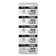 Energizer 392-384Tz Button Cell, Lithium Coin, 0.31 In Dia, 1.55 V