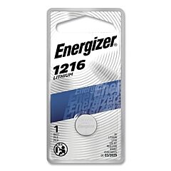 Energizer Ecr1216Bp 1216 Coin Battery, Lithium Coin, 0.486 In, 3 V Dc