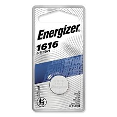 Energizer Ecr1616Bp 1616 Coin Battery, Lithium Coin, 0.624 In, 3 V Dc