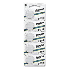Energizer Ecrn2016 2016 Coin Battery, Lithium Coin, 0.787 In, 3 V Dc