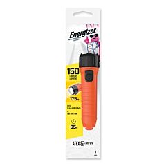 Energizer Enishh25E Handheld Flashlight, 2 Batteries, D, 150 Lumens, Orange