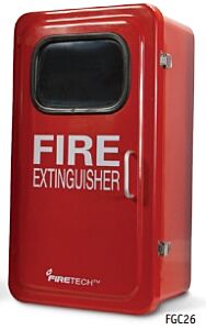 Brooks Fgc26 Fiberglass Fire Extinguisher Cabinet, 27 1/8"H X 15 1/2"W X 9 3/4"D