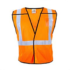 Kishigo 1806 Class 2 X-Back Breakaway Vest, Orange, Size 4X/5X-Large