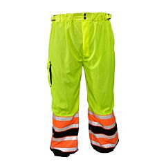 Kishigo 3173 Class E Premium Brilliant Series Ultimate Reflective Mesh Pants, Lime, Size 2X/4X-Large