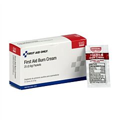 First Aid Only G343 First Aid Burn Cream, 25/Box