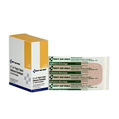 First Aid Only H109 2" X 4" Fabric Bandages, 25/Box