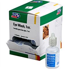 First Aid Only H703 Eyewash Bottle, Screw Cap, 1 Oz., 12/Box