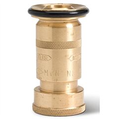 Brooks I113 Brass Adjustable Fog Nozzle, 1 1/2" Npsh, 106 Gpm