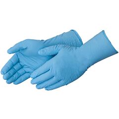Liberty Safety 2022Ws Blue Nitrile Disposable Gloves, 8 Mil, Size Small