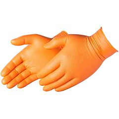 Liberty Safety 2028Ho2Xl Orange Nitrile Disposable Gloves, 8 Mil, Size 2X-Large