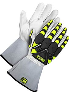Bob Dale Gloves 20-1-1875-X3L Goatskin 5" Gauntlet With Backhand Protection, Size 3X-Large