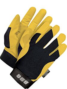 Bob Dale Gloves 20-9-818-M Mechanics Gloves Grain Deerskin Lined Thinsulate C40 Tan, Size Medium