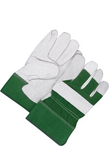 Bob Dale Gloves 40-1-1511Br Fitter Gloves Pearl Grain Cowhide Green