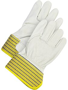 Bob Dale Gloves 40-1-2525-M Full Grain Combo 2.75" Safety Cuff Palm Lined, Size Medium