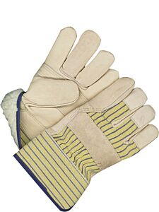 Bob Dale Gloves 40-9-2816 Fitter Gloves Grain Cowhide Lined Pile Patch Palm