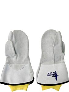 Bob Dale Gloves 53-1-1267-11 Utility Mitt Split Leather Inseam Sewn W/Kevlar Knit Cuff, Size 11/2X-Large