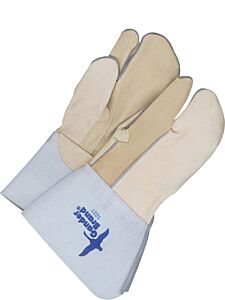 Bob Dale Gloves 54-1-1221-115 Gander Brand Grain Leather Mitt Gauntlet Unlined 1-Finger115